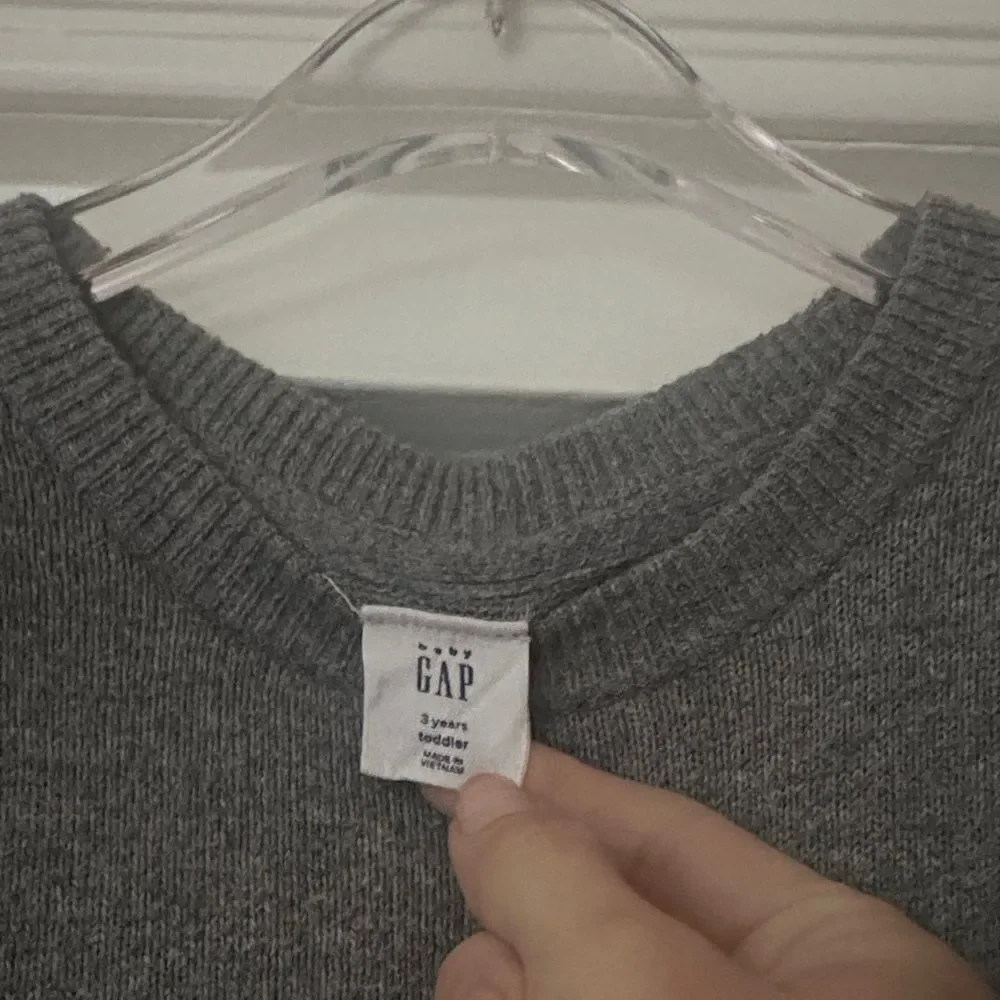 GAP Kids Charcoal Ruffle Sweater